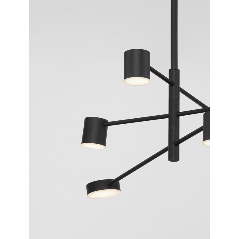 NORDIK - Light Black LED Pendant, 6