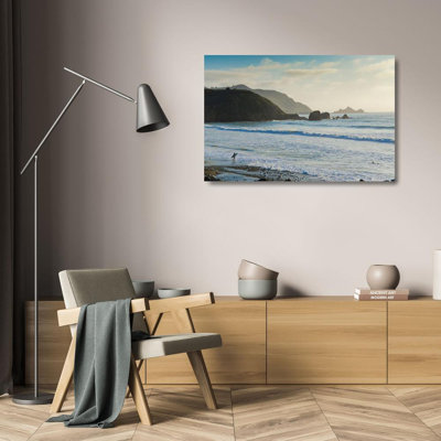Art sur toile tendue, Rosecliff Heights Miller, Anna, Rockaway Beach, Pacifica, Californie, États-Unis