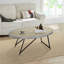 Table basse ovale
