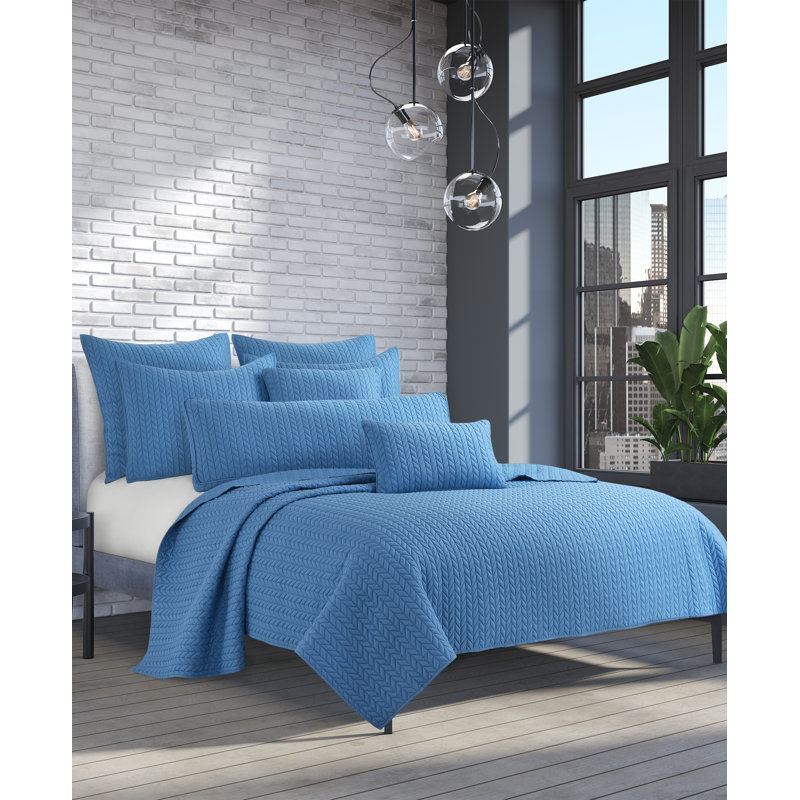 Cabo Quilt, White, Full/Double Quilt