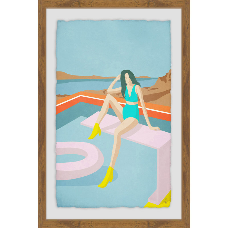 A Pop Of Colors - Single Picture Frame Print, 46 cm H x 30 cm W x 4 cm D