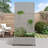 Outdoor Metal Rectangular Individual Planter Box with Trellis for Climbing Plants-1865565208-1865565210