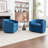 Odey 33.5'' Wide Swivel Barrel Chair-510832145