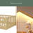 Floor Bed With High Rails, Wooden Montessori Bed With Light For Kids, Boys And Girls-608936126-608936127