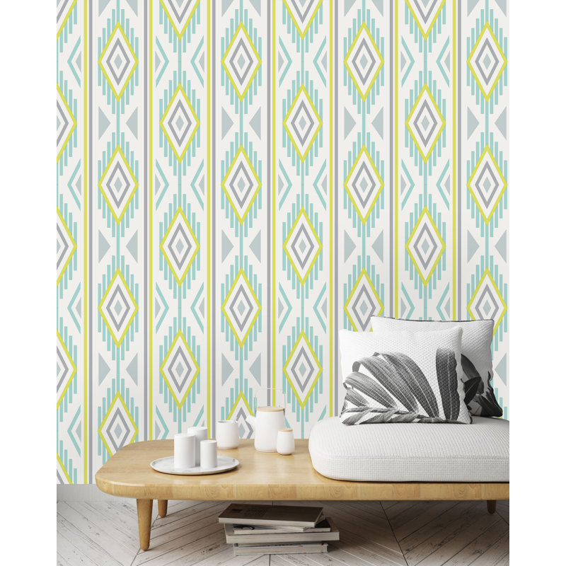 Rouleau de papier peint pelez et collez, L 16,67 po x l 25 po