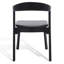 Chaise en bois et cuir Carper-70605908