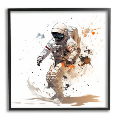 " Astronaut With Modern Splash "