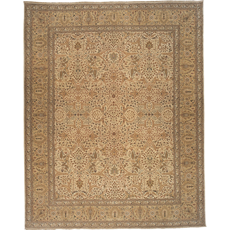 Wool Oriental Area Rug, Rectangle 12'10" x 17'