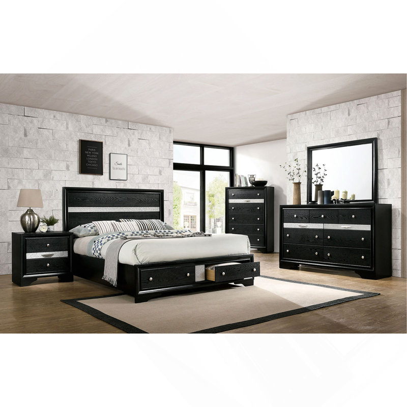 1pc lit grand lit contemporain 1pc