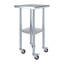 20 In. X 20 In. Stainless Steel Table With Wheels