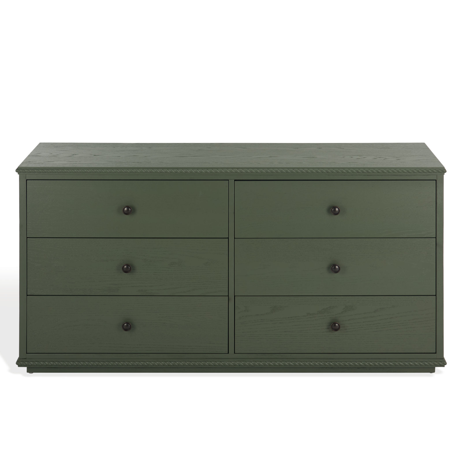 66" Rope Deail Dresser, Green