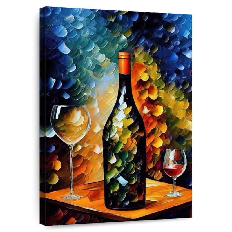 Yarlin Splashy Wine, 45" H x 30" W