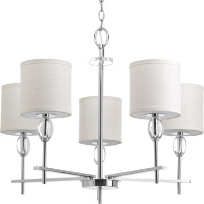 Lustre sphère 5 lumières spoutnik Jaelanie