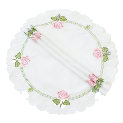 Napperon brodé Summer Rose