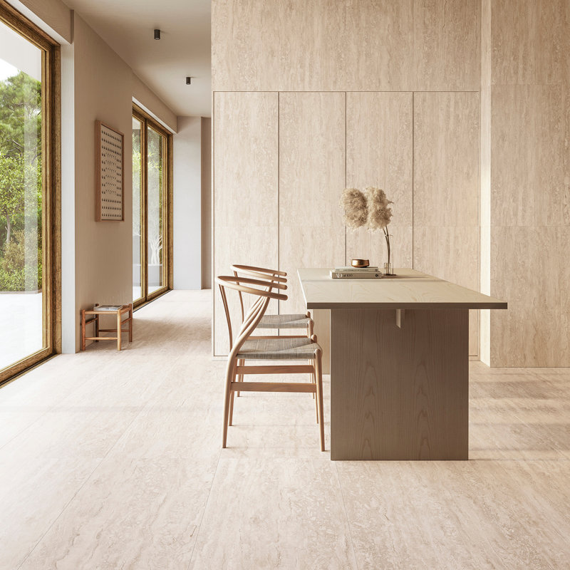 Carreaux de porcelaine pour plancher et mur 12 po x 24 po x 9 mm en espagnol Marmol (5 pièces, 10,76 pieds carrés)