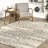 Simons Oriental Power Loom Performance Gray/Beige/Cream Rug-878824190
