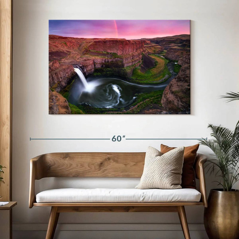 Alvord surplombant la cascade de Palouse, H 32 po x l 48 po