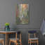«Summer Hollyhocks» par Carol Rowan, art mural en métal, 16 po x 24 po-1517982934