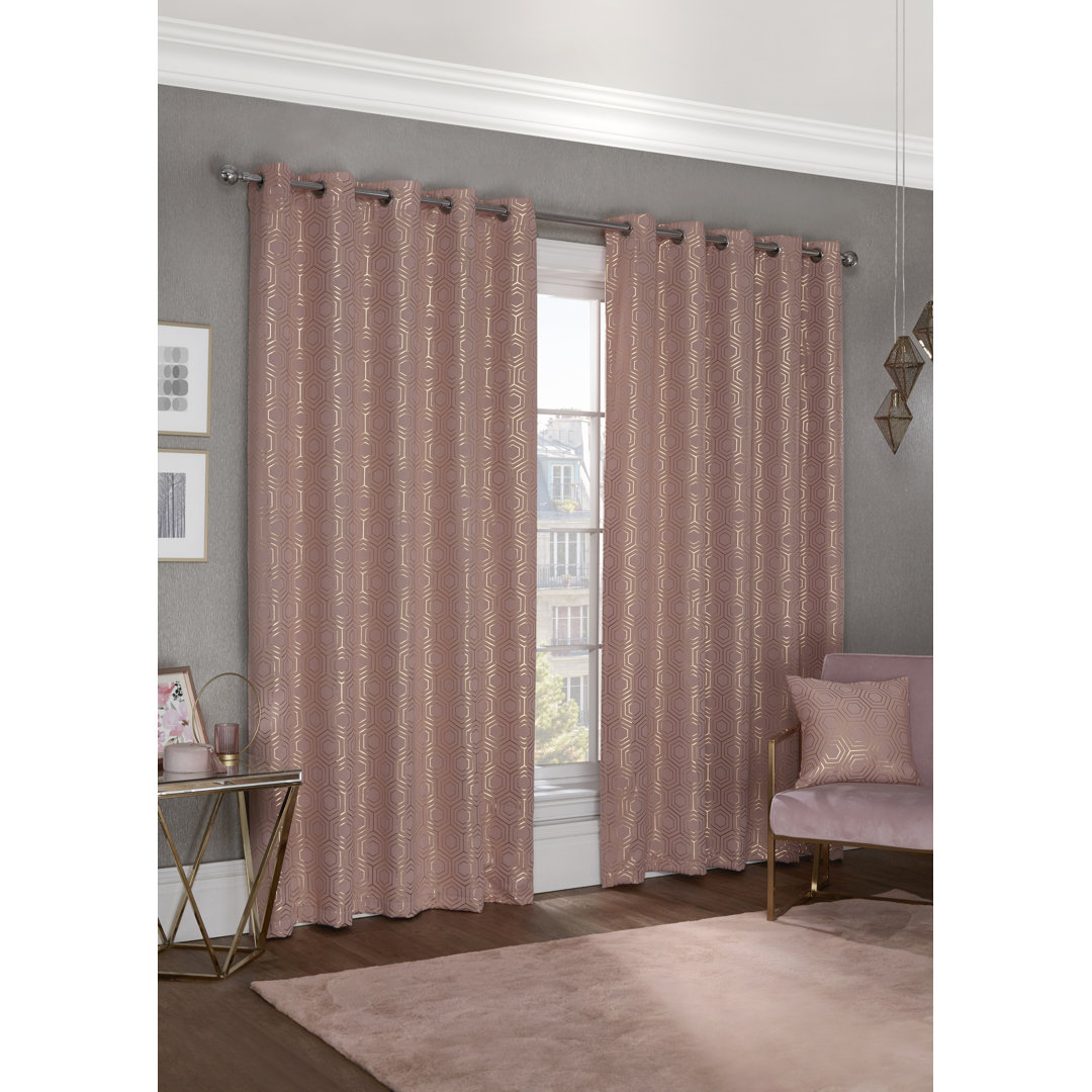 Hartford Eyelet Room Darkening Thermal Sliding Panel Curtains