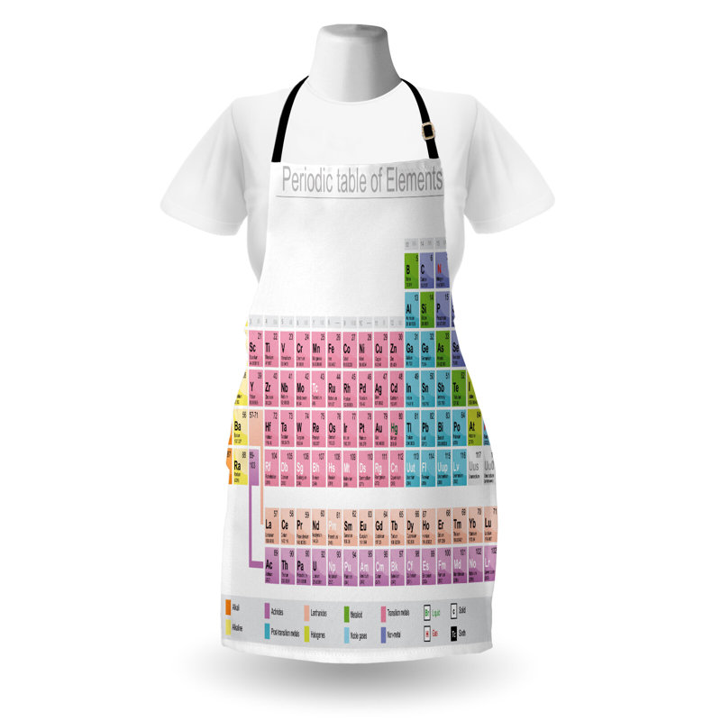 Multicolore One tablier de table périodique Allium Way®