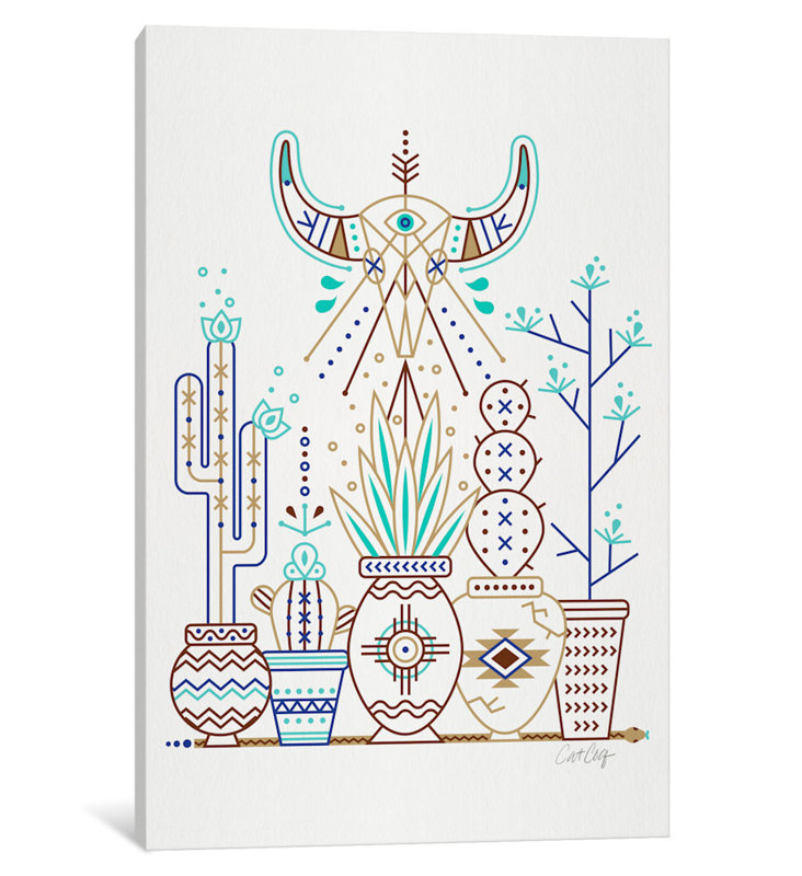 « santa fe jardin i », impression sur toile, H 60 po x l 40po x P 1,5 po