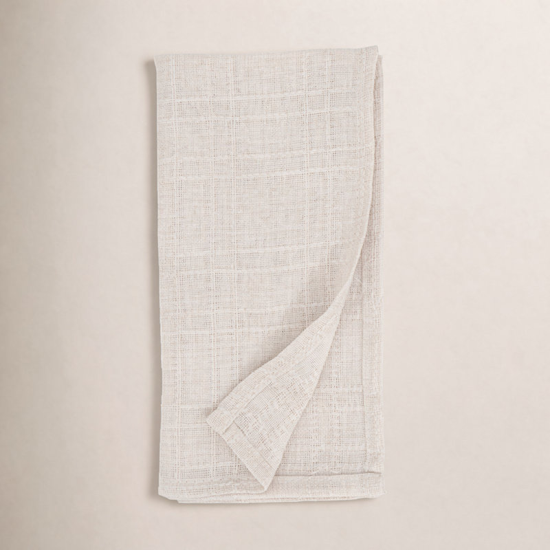 Classic Stitched Plaid Napkin (Set of 4), Pink