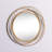 Metal Round Wall Mirror with Overlapping Circles-1134296537