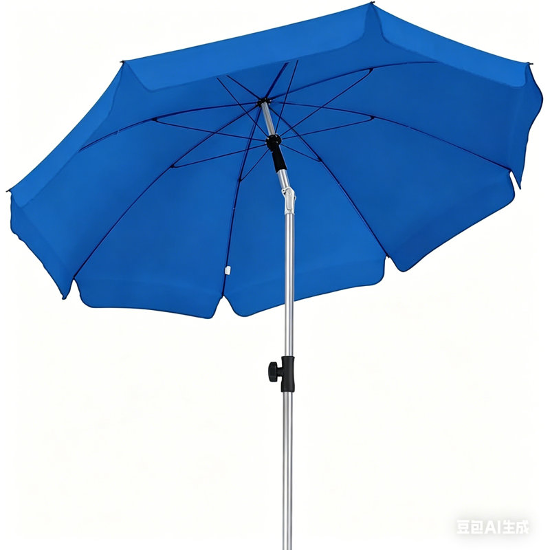 180cm Balcony Parasol, Blue