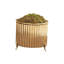 Corrugated Bamboo Cachepot-24450932-24450933