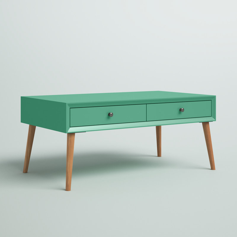 Single Coffee Table, Marine Green