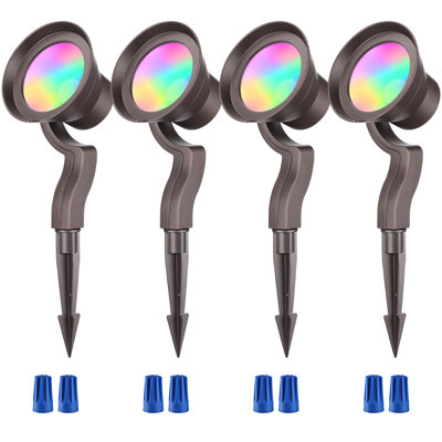 Landscape Spotlights Color Selectable