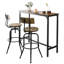 Chahna Rectangular Dining Table with Steel Base