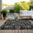Maliana Flatweave Washable Floral Indoor / Outdoor Rug-96071099