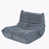 Mélange de polyester gris uni est en rupture de stock