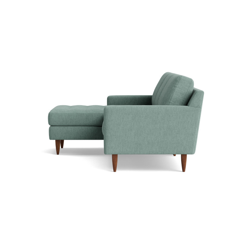 MCM Chaise Sectional, Performance Weave - Spa, Left Hand Facing