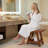 Undercliff Solid Wood Accent Stool