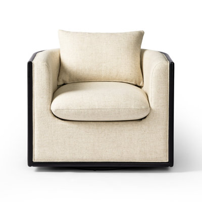 Bracewell Upholstered Swivel Armchair