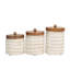 Ensemble de 3 pots de cuisine et pots de rangement
