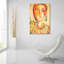 «Tiger Cat» par Wyanne, art en verre acrylique-1519200028