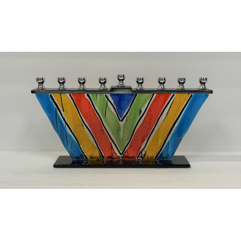 Glass Menorah