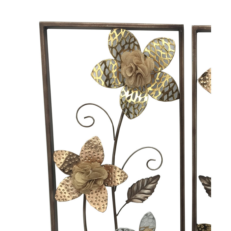 Plants & Flowers Wall Decor on Metal