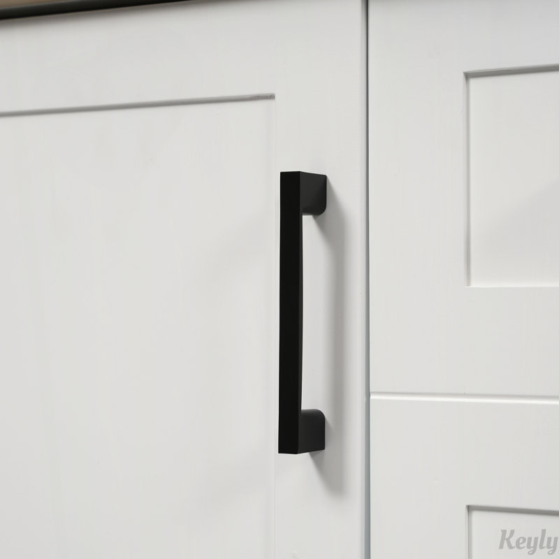 Meuble-lavabo de 30 po avec porte à fermeture douce, 3 tiroirs à fermeture douce et plateau amovible, Blanc/Noir