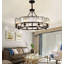 Jaswinder 8 - Light Wagon Wheel Chandelier