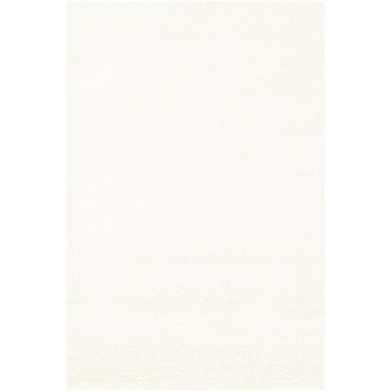 Tapis décoratif, Rectangle 6 pi 1 po x 9 pi, Ivoire ivoire