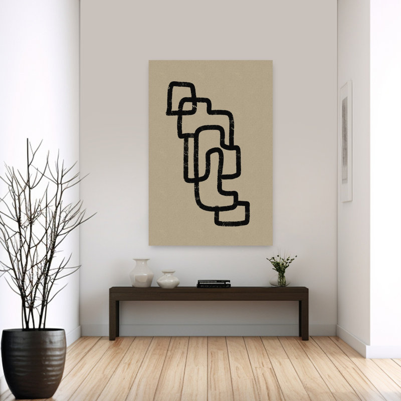 Art contemporain, art contemporain abstrait, H 60 po x l 40 po