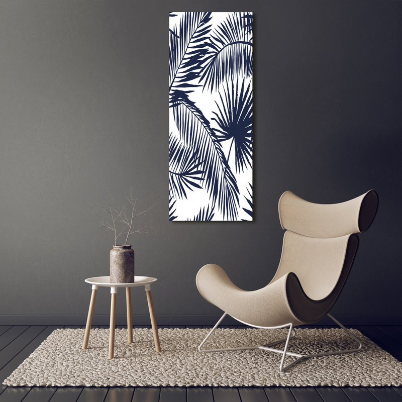 Leaves Of Palm - Wrapped Canvas Print