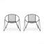 Chaise d'extérieur moderne (ensemble de 2)-1692608237