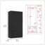 Armoire trois portes Clark, noir-371392887