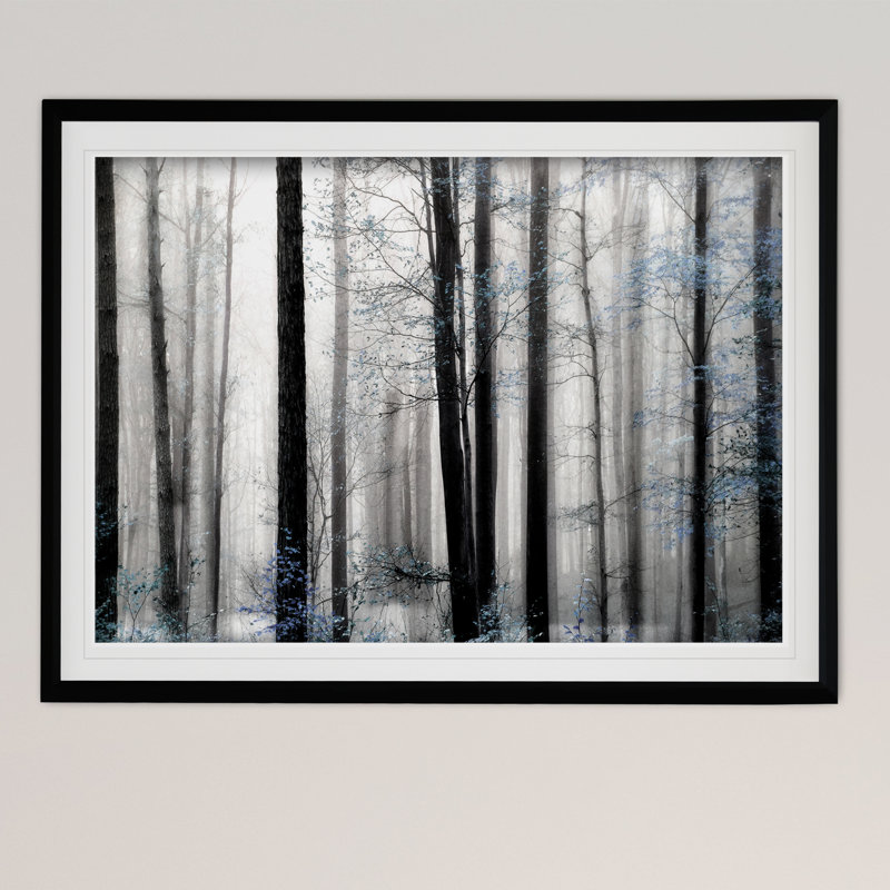Waiting For Spring - Single Picture Frame Print, Black, 30" H x 40" W x 1.5"