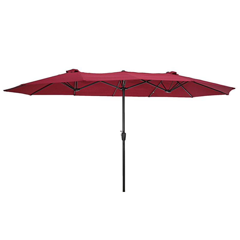 Parasol de marché rectangulaire 15 pi x 9 pi Tasia, Bourgogne